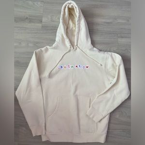 Katherine Li Crushed Hoodie Natural Beige Small Unisex Artist Merch